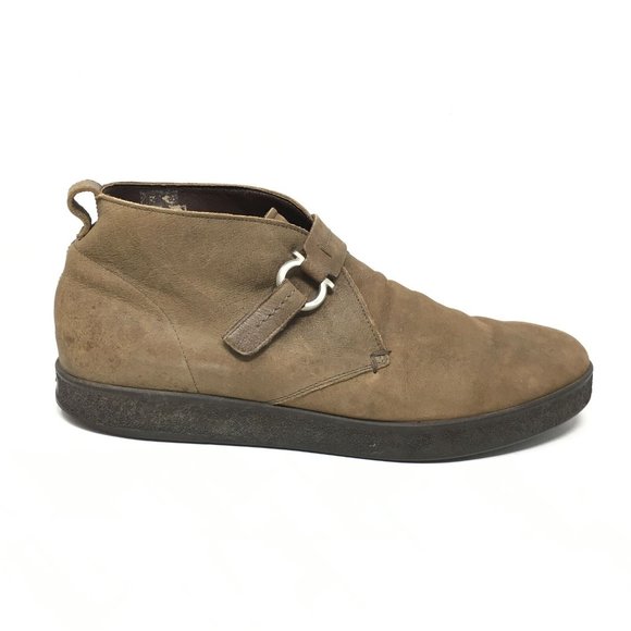 Salvatore Ferragamo Monk Strap Boots Shoe Size 9.5 main image 4